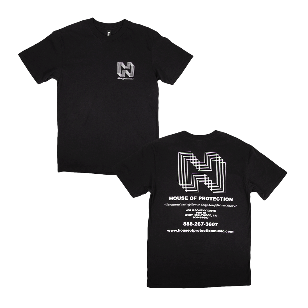 House Of Protection Logo Tee - Black